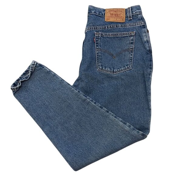 Vintage Levi's 550 Jeans Women's Size 18 Relaxed Fit Tapered Leg Made in USA - Picture 7 of 12